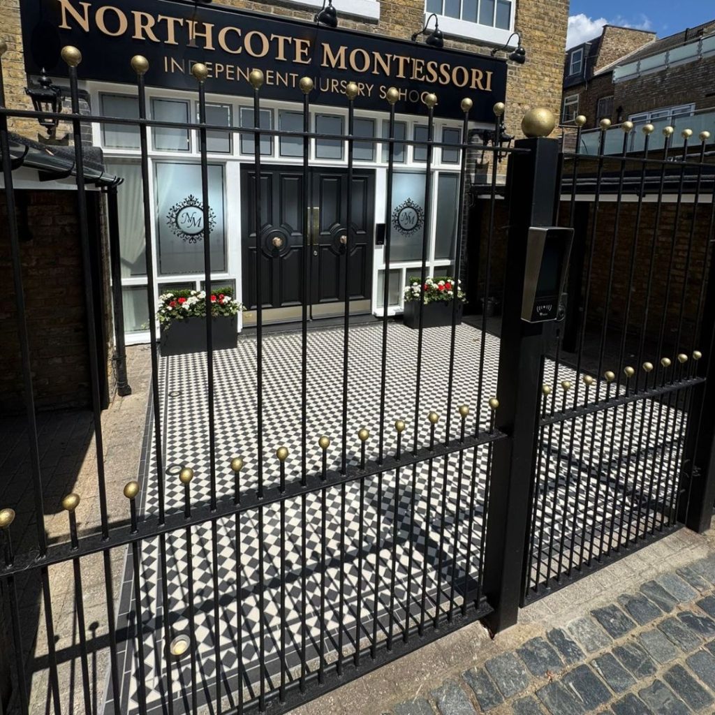 Northcote Montessori exterior entrance tiling 